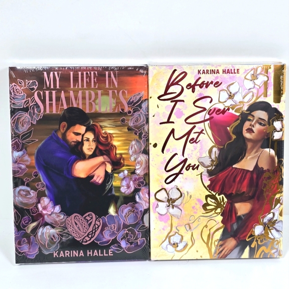 Karina Halle Belle Box Set My Life in Shambles Signed & Before I Ever Met You Nw - Picture 1 of 6